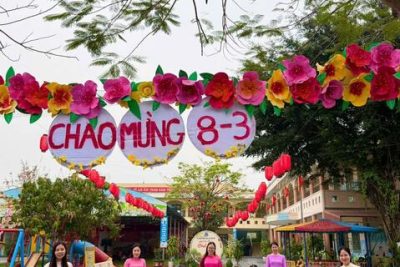 CB, giáo viên trường MN thị trấn Me hưởng ứng tuần lễ áo dài năm 2026